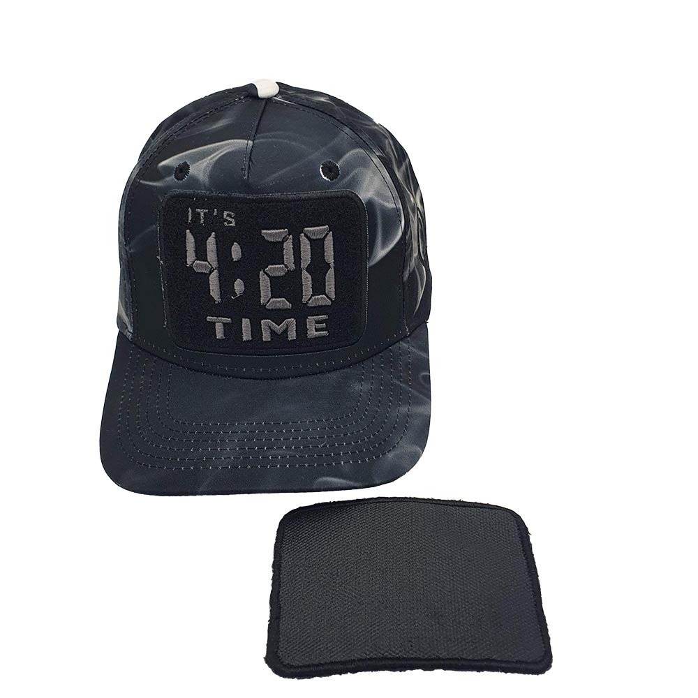 It's 420 Time Velcro Patch Snapback Hat - Afbeelding 3