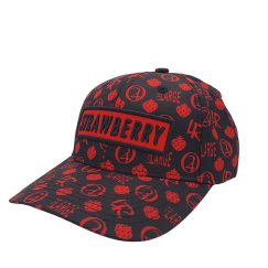 Lauren Rose - Strawberry Haze Allover Print Black/Red