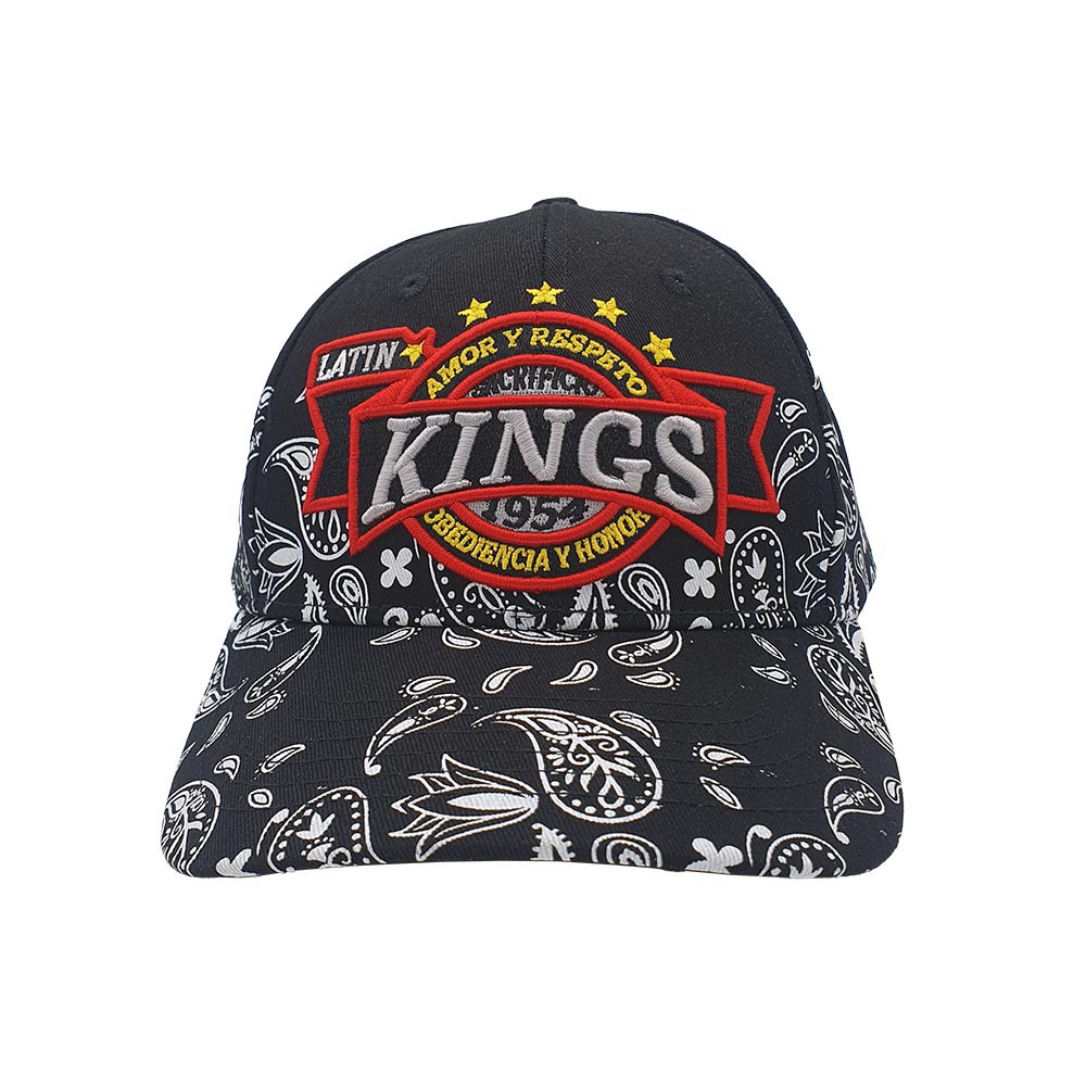 Latin Kings Paisley Strapback Hat - Afbeelding 4