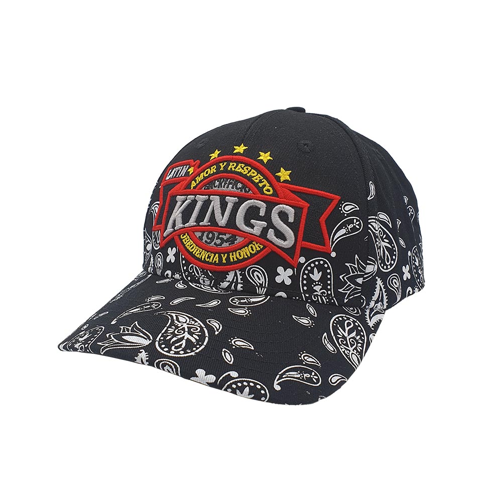 Latin Kings Paisley Strapback Hat