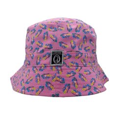 Reversible Allover Print Bucket Hat - Gelato/Doube Bubble Gum