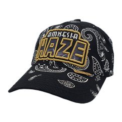 Paisley Amnesia Haze Snapback Hat - Glow in the dark