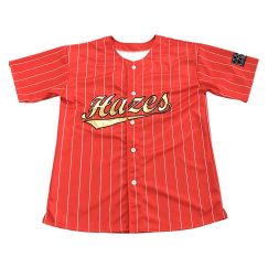 Baseball Jersey - Hazes - Red/ Gold