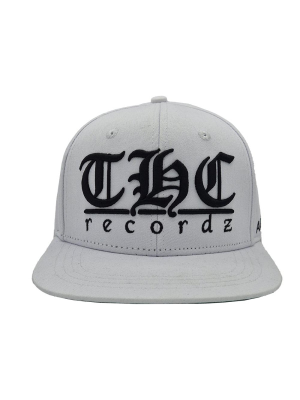 THC Records Snapback Hat - White - Afbeelding 4